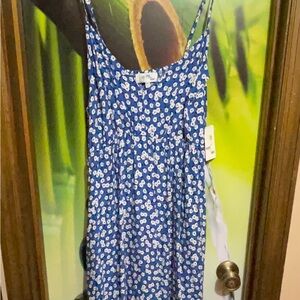 Blue Floral Sundress
